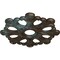 Ekena Millwork Angel Ceiling Medallion (Fits Canopies up to 4 3/8"), 20 7/8"OD x 3 5/8"ID x 1"P, Bronze Blue Patina CM20ANBBS - alternate 4